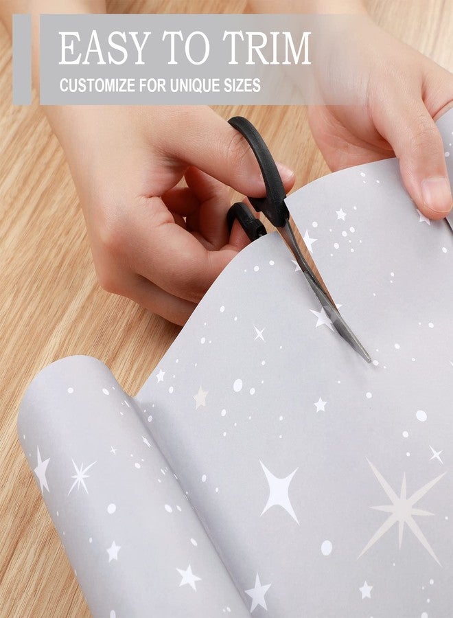 Thenshop 30 Sheets Fragrant Drawer Liners for Dresser, Talcum Powder Scented Paper Liner 19.5 x 14 Inches Star Pattern Non Adhesive Drawer Paper Liner for Home Shelf Closet Cabinet - Image 3